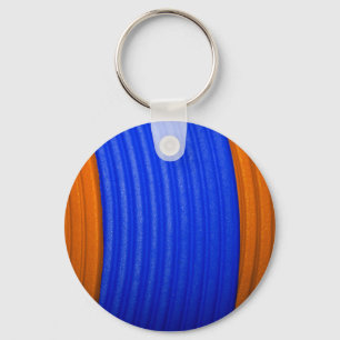 Porte-clés 12 porte - clé bleu et orange