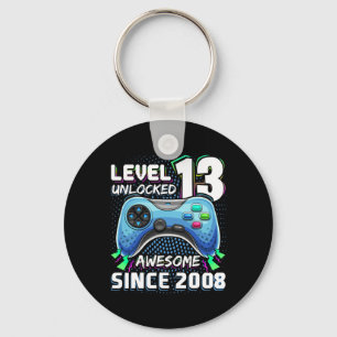 Porte-clés 13 Déverrouillé Awesome 2008 jeu vidéo 13e anniver