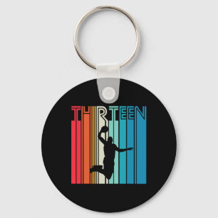 Porte-clés 13e Anniversaire Basketball Lover Don 13 Ans R