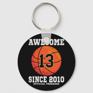 Porte-clés 13e anniversaire Bysketbyll Fan 13 ans Officiel
