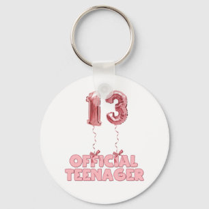 Porte-clés 13e anniversaire des ballons officiels pour adoles