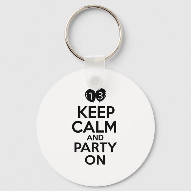 Porte-clés 13ème anniversaire de conception (Recto)