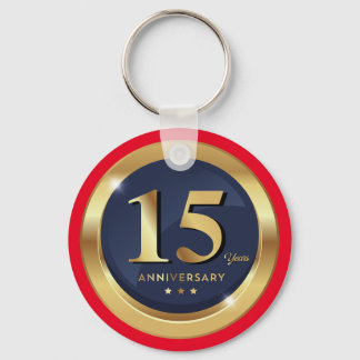 Porte-clés 15e anniversaire de mariage