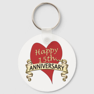 Porte-clés 15ème. Anniversaire
