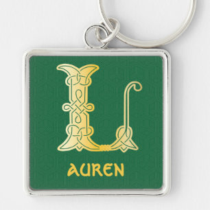 Porte-clés 16e siècle Celtic Knot Capitale décorative L