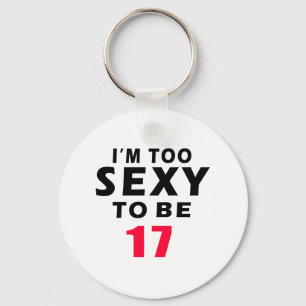 Porte-clés 17 conceptions d'anniversaire
