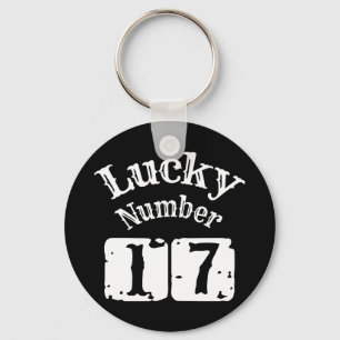Porte-clés 17 - Lucky Numéro 17 Chuck