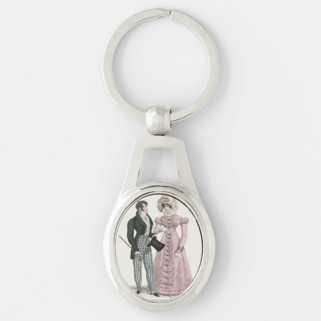 Porte-clés 1823 Antique Homme Mariage Femme Mode (Devant)