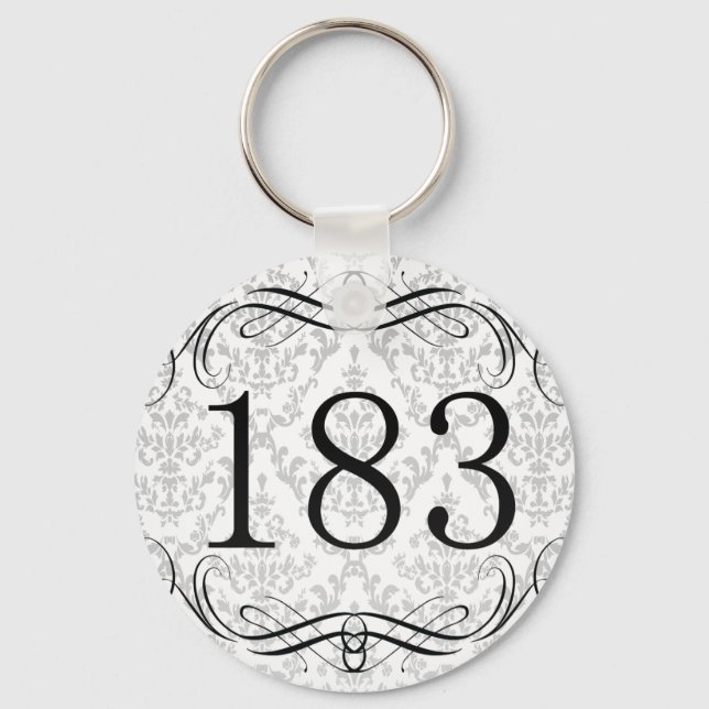 Porte-clés 183 Indicatif régional (Recto)