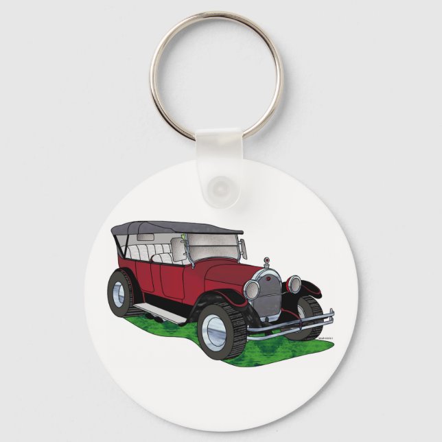 Porte-clés 1923 - Tourisme mobile - Rouge (Recto)