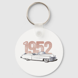 Porte-clés 1952 Cadillac Coupe De Ville, convertible blanc