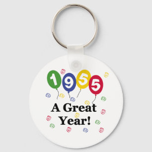 Porte-clés 1955 un anniversaire de grande année
