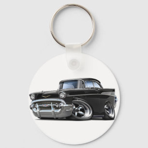Porte-clés 1957 Chevy Belair Black Hot Rod