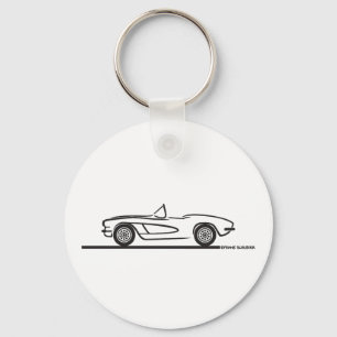 Porte-clés 1961 1962 Chevrolet Corvette