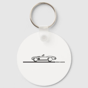 Porte-clés 1965 Corvette Convertible