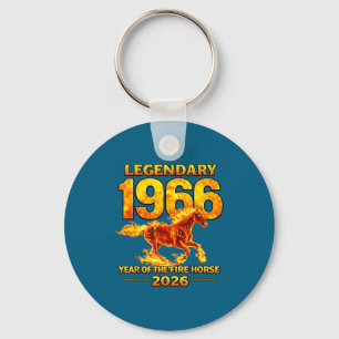 Porte-clés 1966 Année Cheval de Feu 60ème