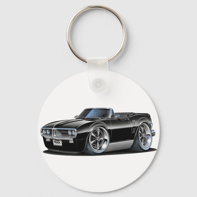 Porte-clés 1967 Firebird Black Convertible (Recto)