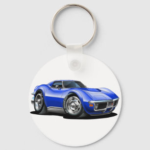 Porte-clés 1968-72 Corvette Blue Car