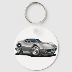 Porte-clés 1968-72 Corvette Silver Car