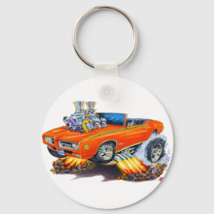 Porte-clés 1969 GTO Judge Orange Convertible