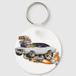 Porte-clés 1970-72 Buick GS White Car