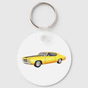 Porte-clés 1970 Chevelle SS : Fin jaune :