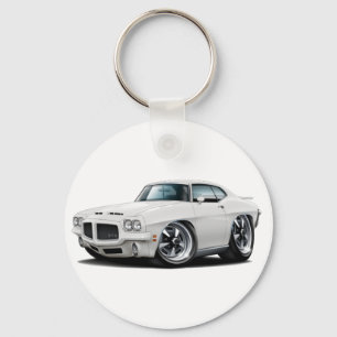 Porte-clés 1971-72 voiture de blanc de GTO