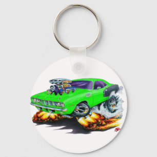 Porte-clés 1971 Hemi Cuda Lime Car
