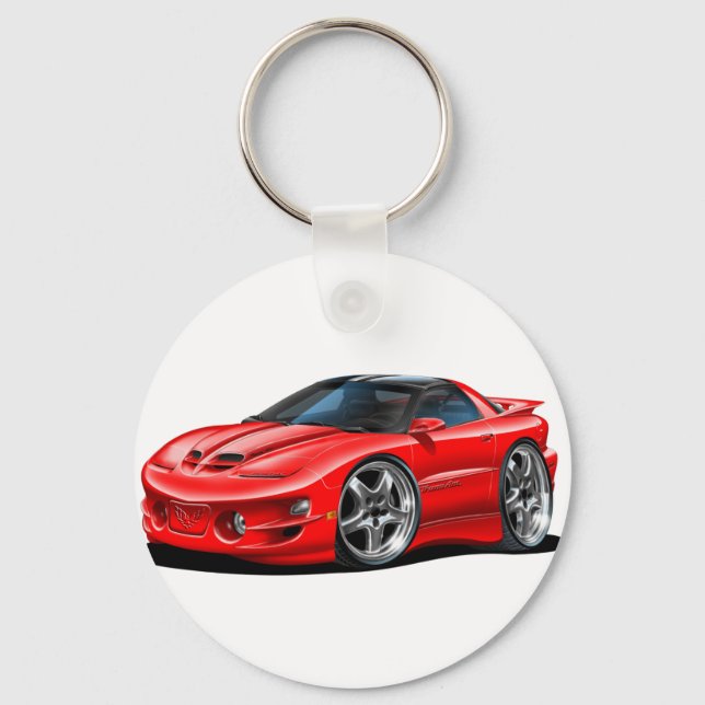 Porte-clés 1998-02 Trans Am Red Car (Recto)