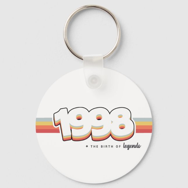 Porte-clés 1998 La naissance des légendes (Recto)