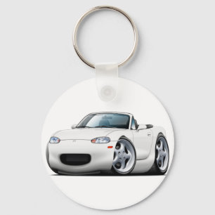 Porte-clés 1999-05 Miata White Car