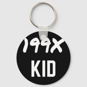 Porte-clés 199X quatre-vingt-dix conception d'illustration de