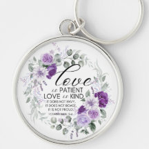 1 Corinthiens 13:4 L'amour est patient Violet Flor