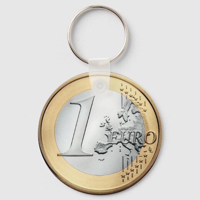 Porte-clés 1 euro pièce (Recto)