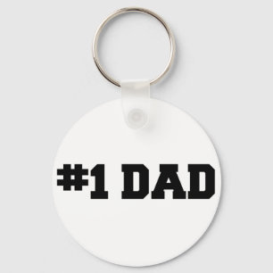 Porte-clés #1 fête des pères heureuse du papa   du numéro 