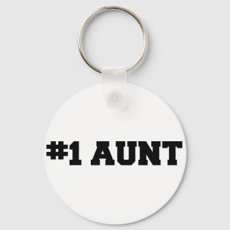 Porte-clés #1 Tante, #1 Tante, Numéro 1 Tante, Meilleure Tant