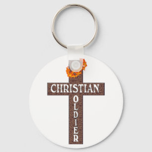 PORTE-CLÉS 1 THESSALONIANS 5:8 CHRISTIAN SOLDIER