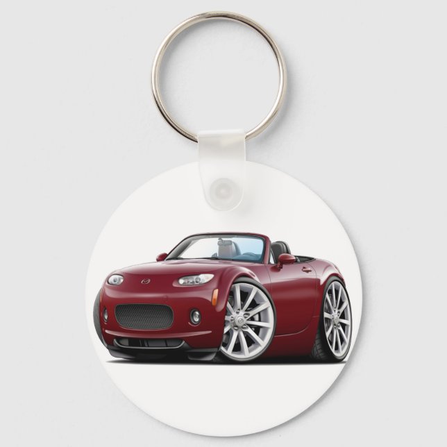Porte-clés 2006-08 Miata Maroon Car (Recto)