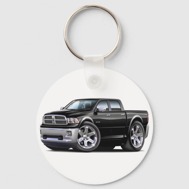 Porte-clés 2010-12 Ram Dual Black Truck (Recto)