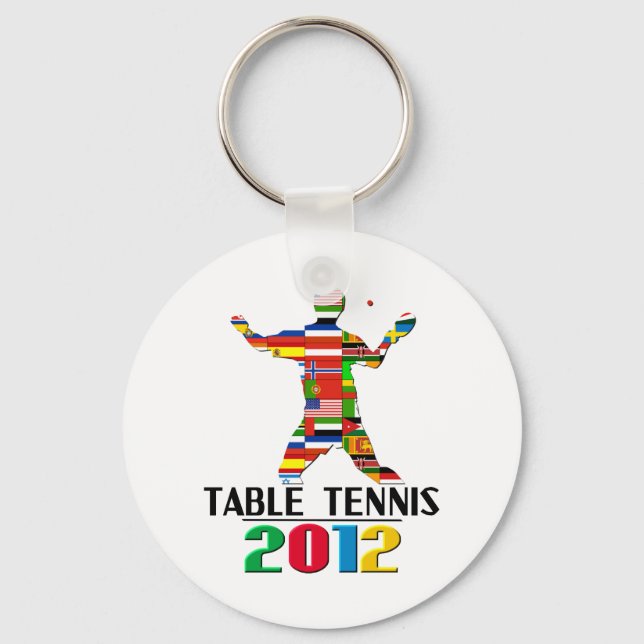 Porte-clés 2012 : Tennis de table (Recto)