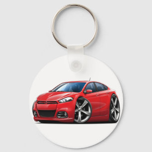 Porte-clés 2013 Dodge Dart Red Car