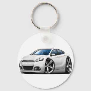 Porte-clés 2013 Dodge Dart White Car