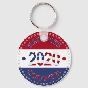 Porte-clés 2020 Votre Vote Compte