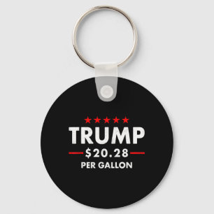 Porte-clés 2028 Par Gallon Drôle de Prix de l'Essence Drapeau