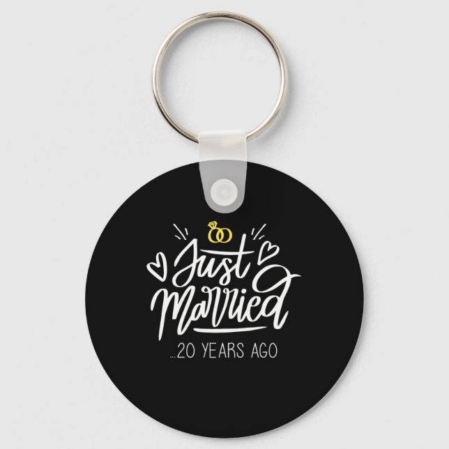 Porte-clés 20e anniversaire du Mariage (Recto)