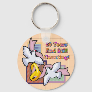 Porte-clés 20e anniversaire du Mariage