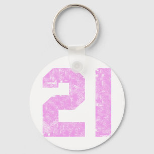 Porte-clés 21èmes cadeaux d'anniversaire de filles