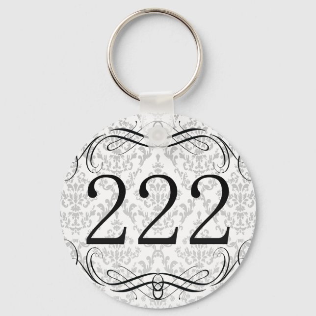 Porte-clés 222 Indicatif régional (Recto)