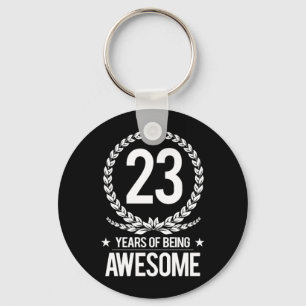 Porte-clés 23ème Anniversaire (23 ans d'être impressionnant