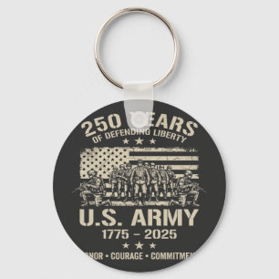 Porte-clés 250 Years of Defending Liberty Military Veteran